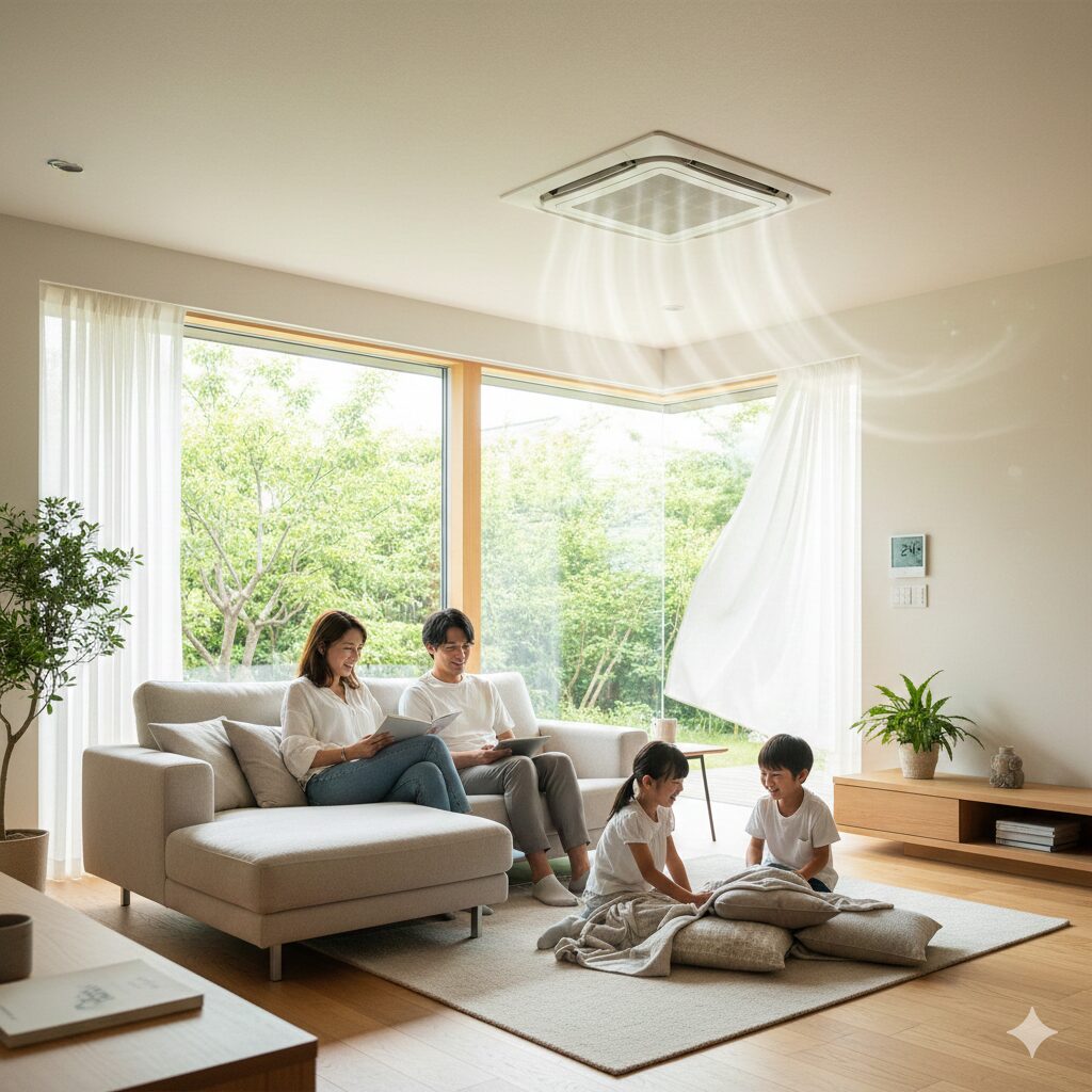 全館空調エアシーズン（エアコン）と個別エアコン比較｜メリット・デメリット