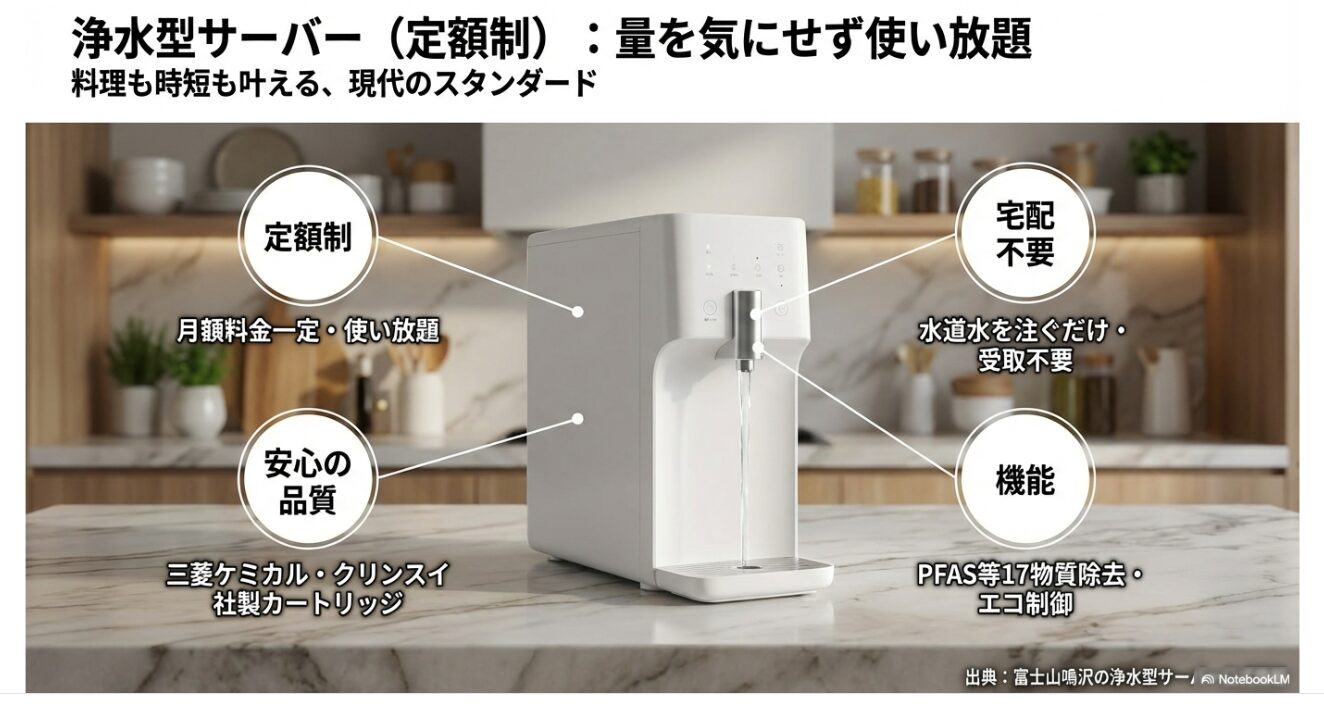 浄水型サーバーの詳細