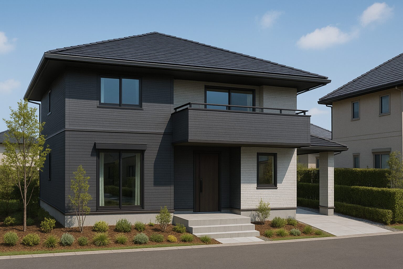 積水ハウスの黒い外観がおしゃれな特徴とは