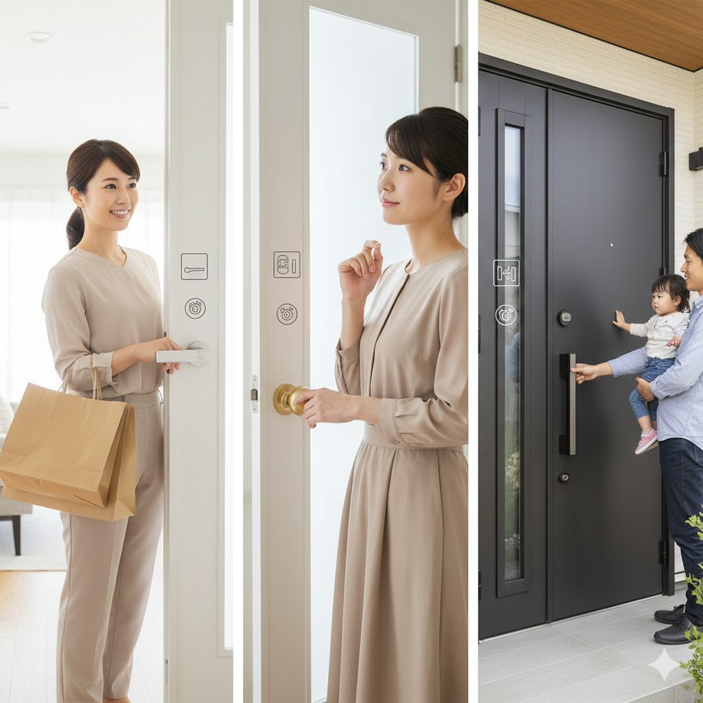 積水ハウスのドアノブの種類と選び方