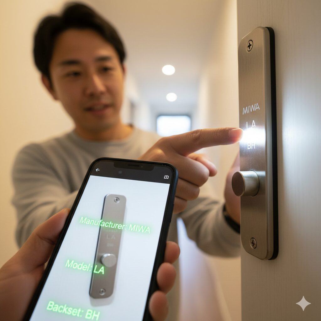 フロント刻印で型番確認