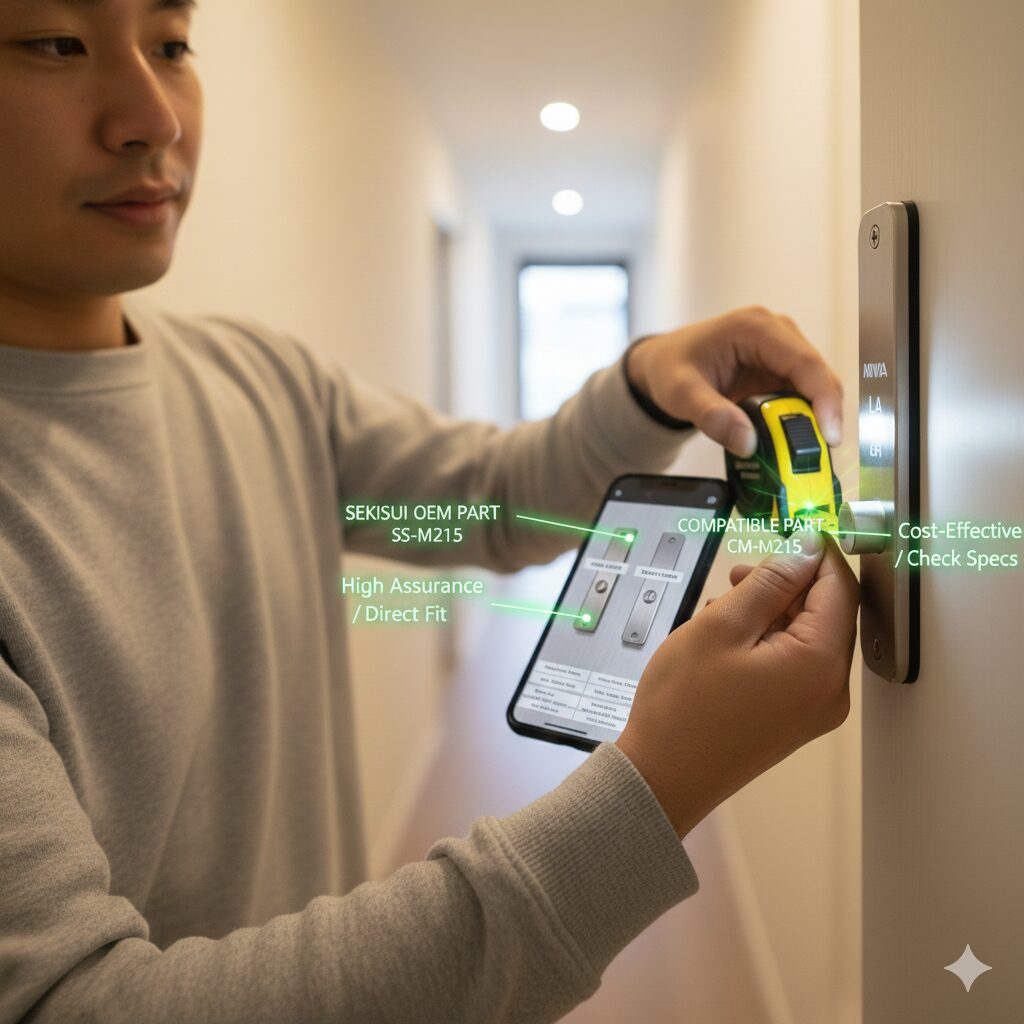 セキスイ対応部品と互換品