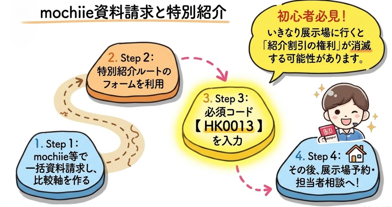 mochiie資料請求と特別紹介