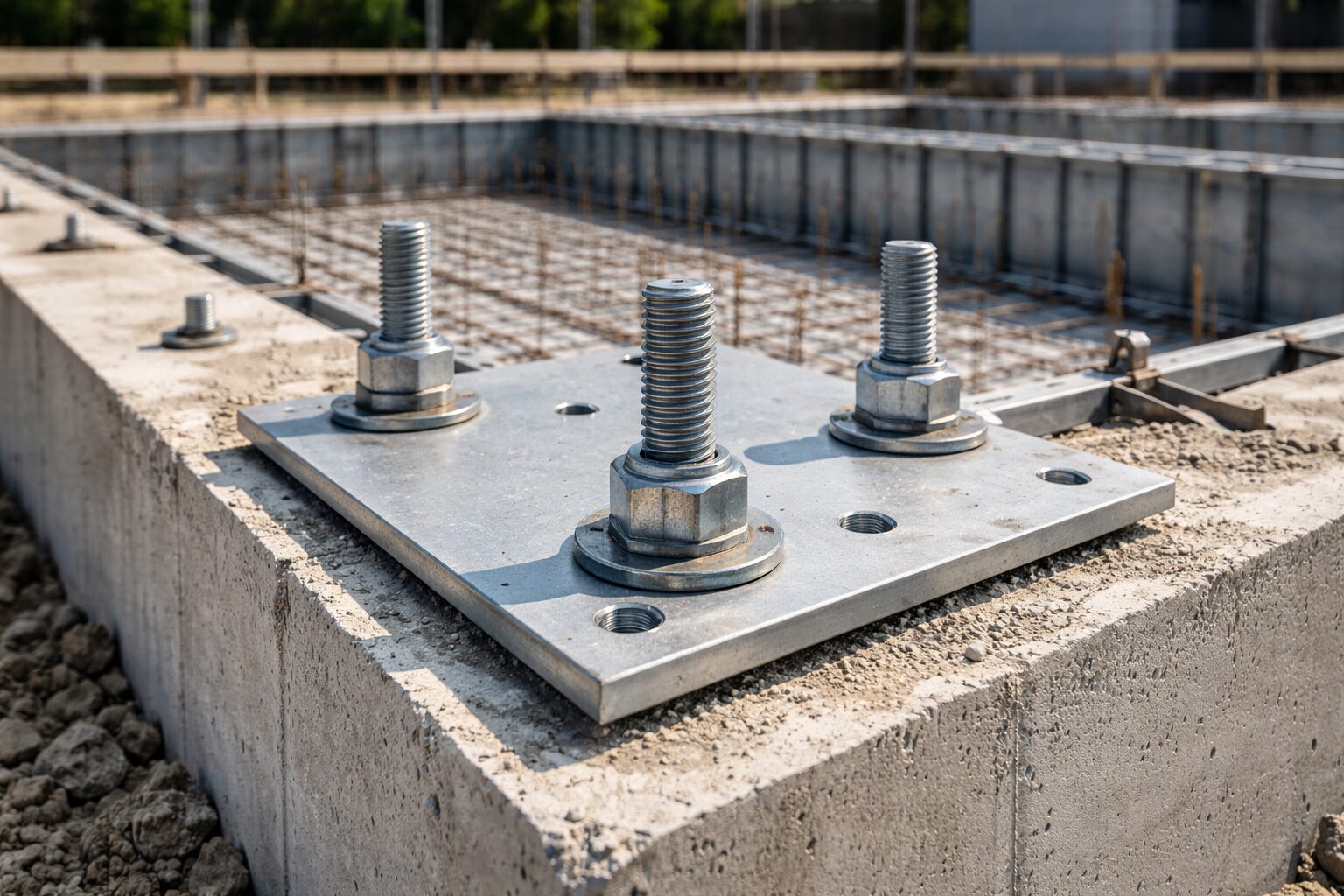 アンカープレートとアンカーボルト