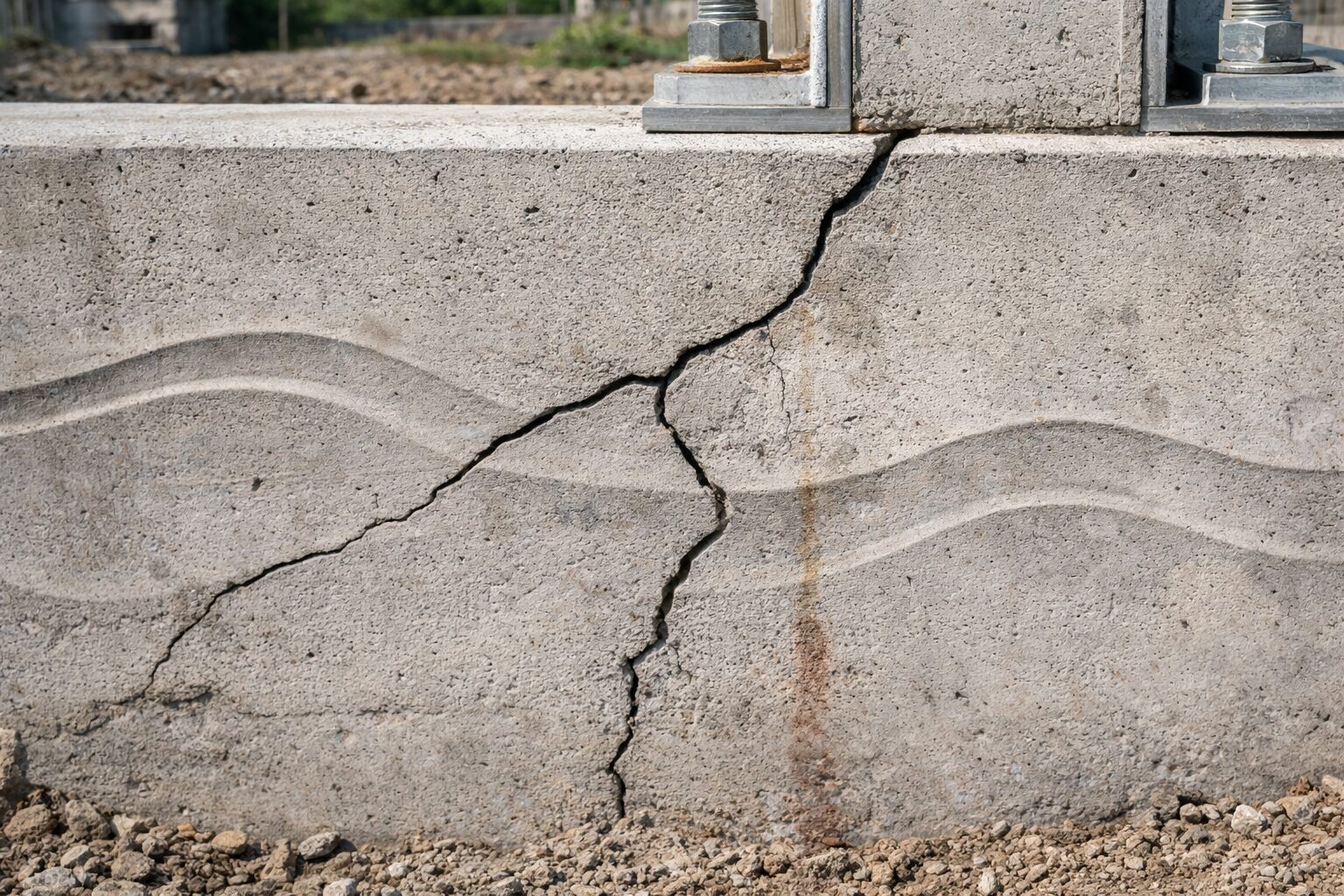 ひび割れクラックと中性化