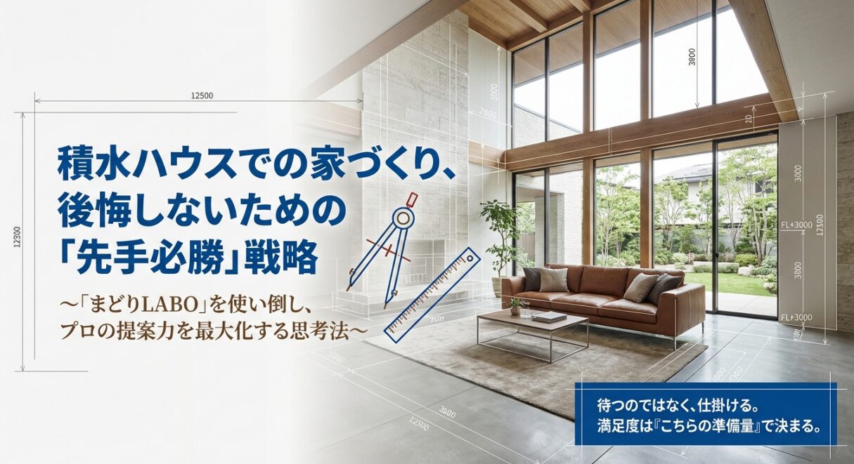 積水ハウス 間取りを失敗したくないなら「まどりLABO」から始めよう
