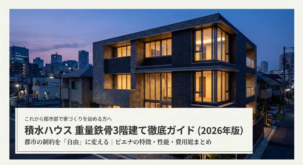 積水ハウスの重量鉄骨3階建て徹底ガイド|特徴・費用・耐火・耐震