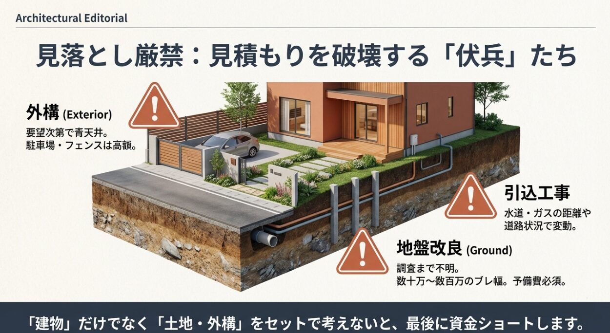 見積もりで増える費用