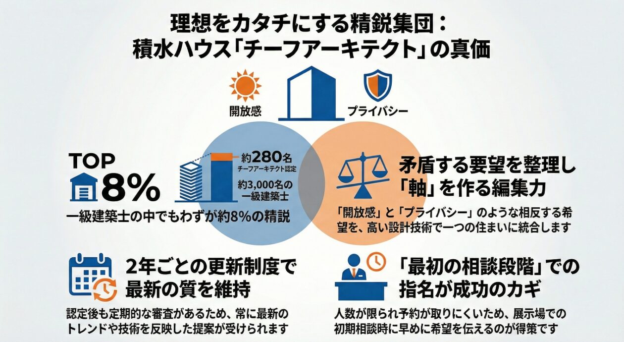 積水ハウスの「チーフアーキテクト」を選ぶ理由と後悔しない家づくり
