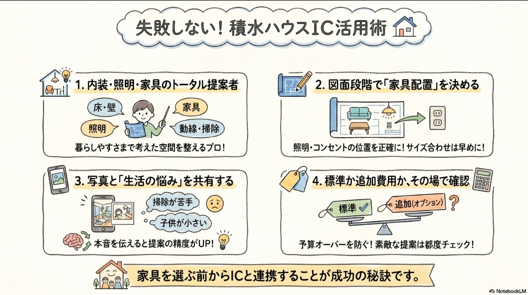 積水ハウスのインテリアコーディネーターで後悔しない！相談前に確認