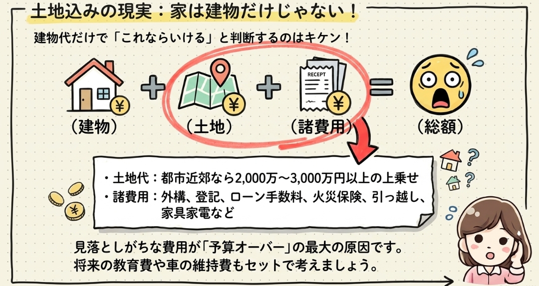 土地込みの年収目安