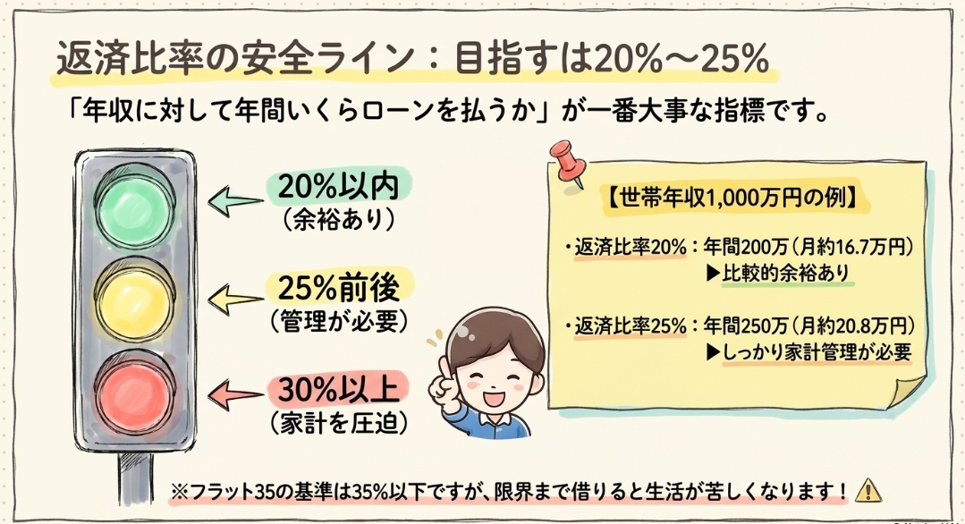 返済比率の安全ライン