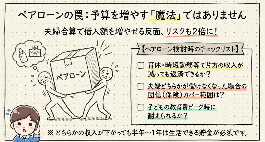 ペアローン利用時の注意点