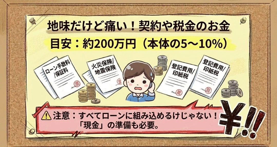 諸費用で見落とす項目