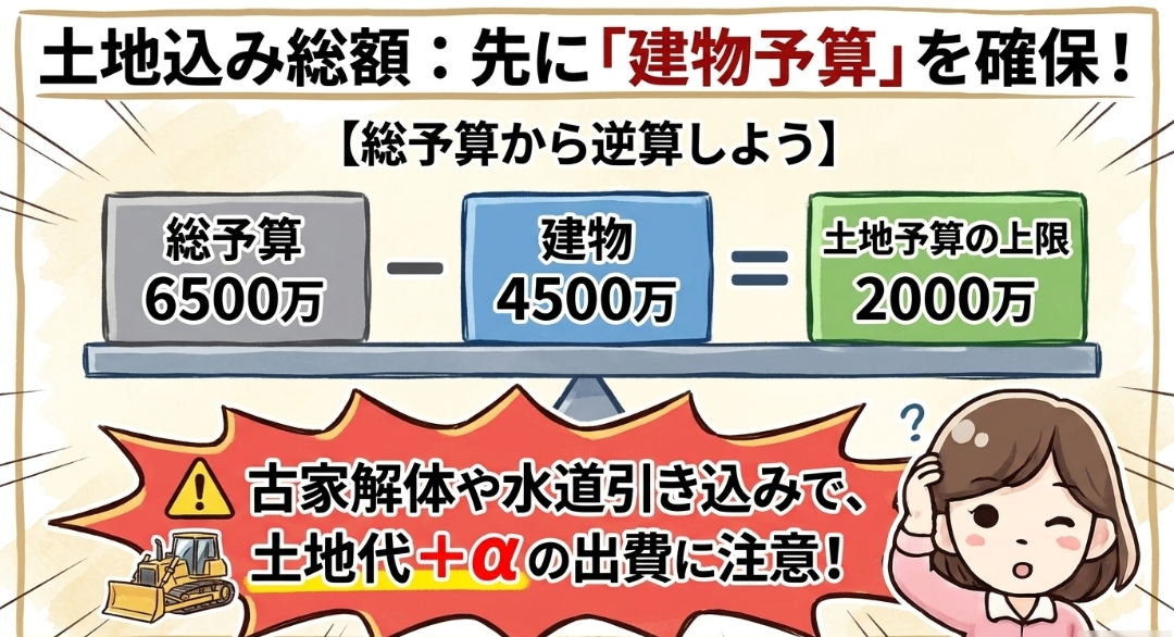 土地込み総額の注意点