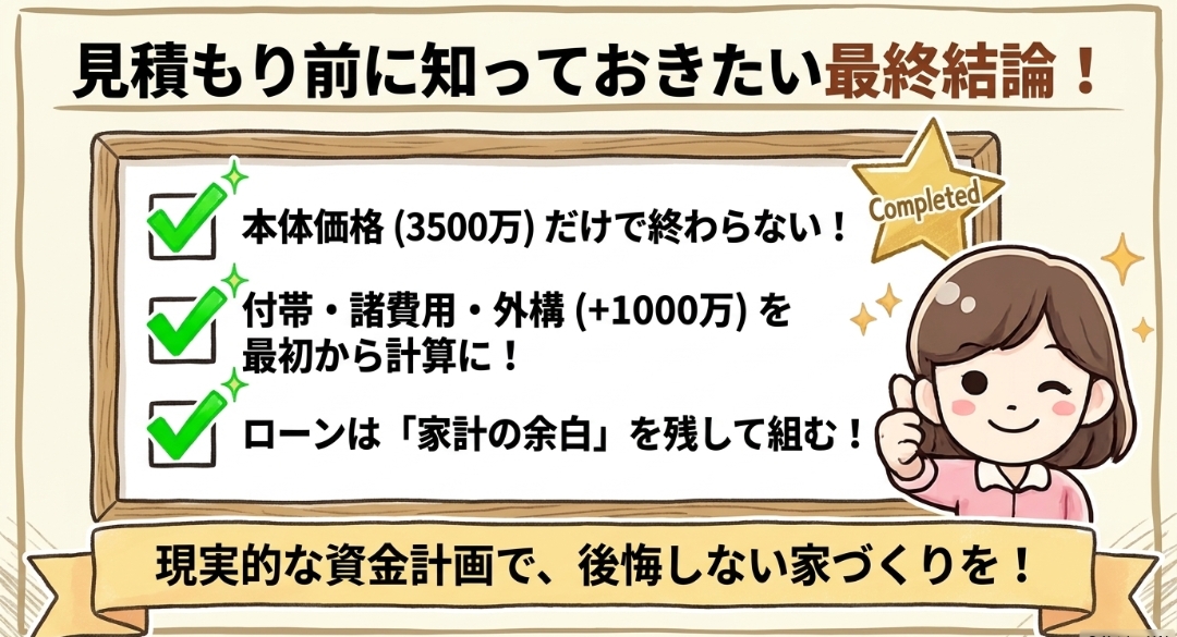 積水ハウス35坪の総額まとめ