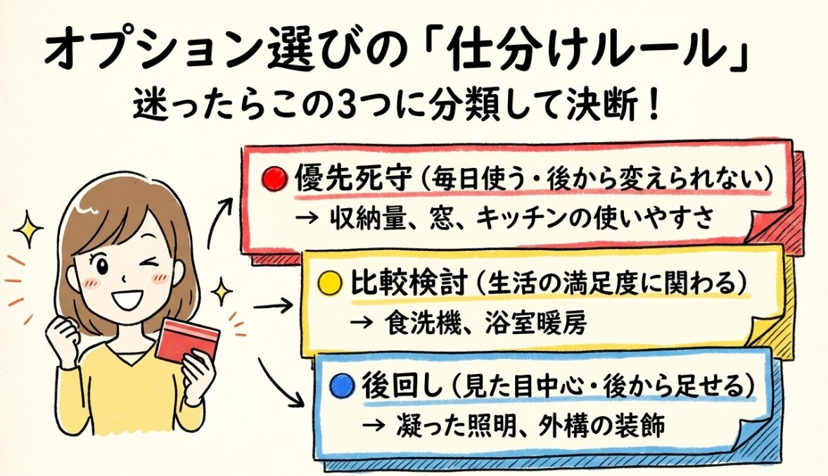 オプションで後悔しない選び方