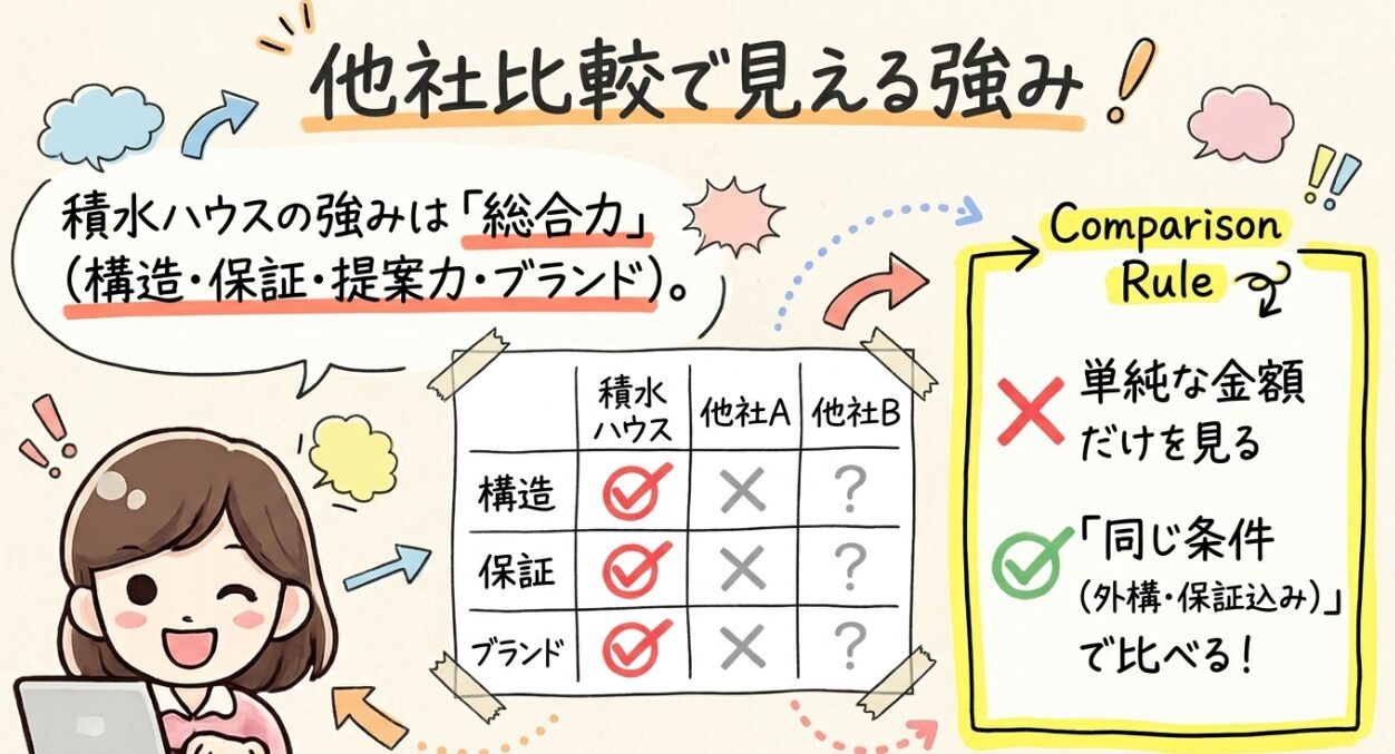 他社比較で見える強み