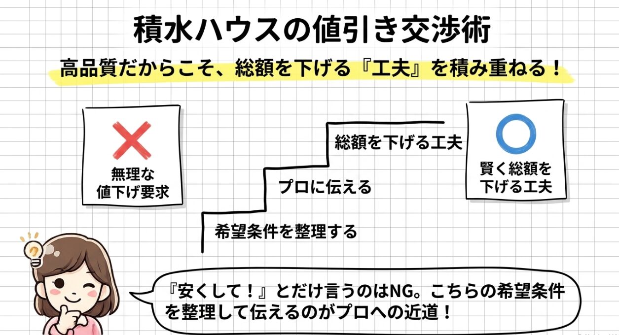 積水ハウスの値引き交渉術