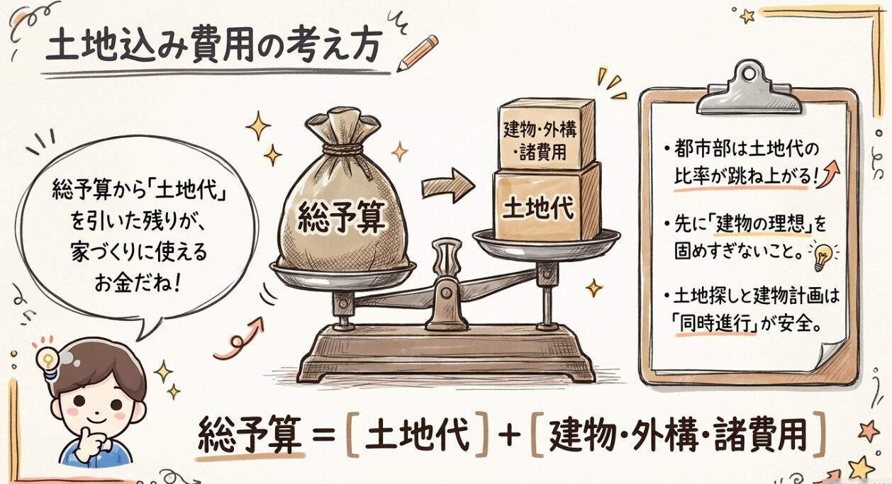 土地込み費用の考え方