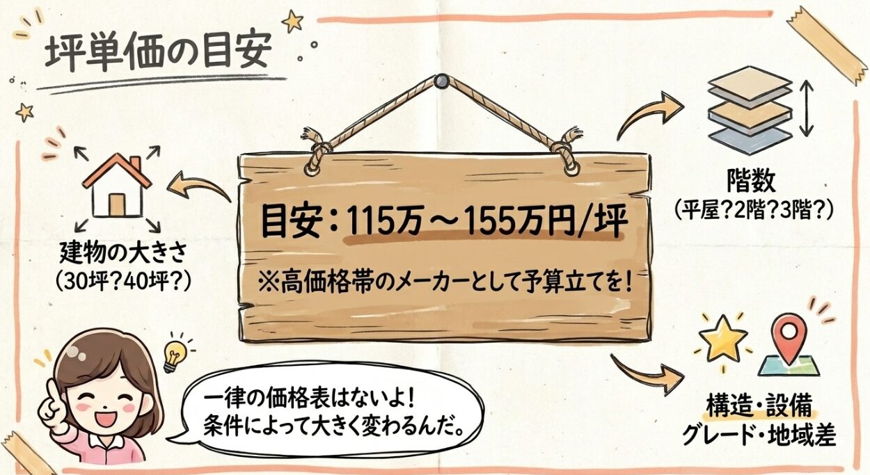 坪単価の目安