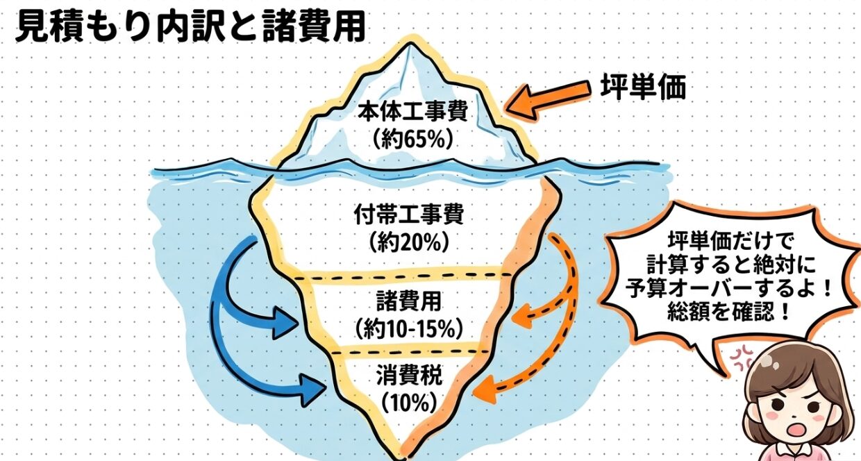 見積もり内訳と諸費用