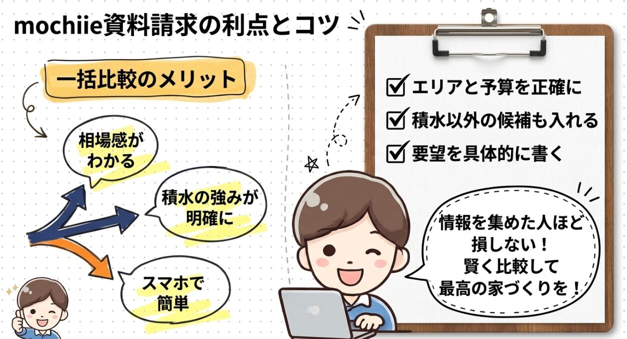 mochiie資料請求の利点　積水ハウス