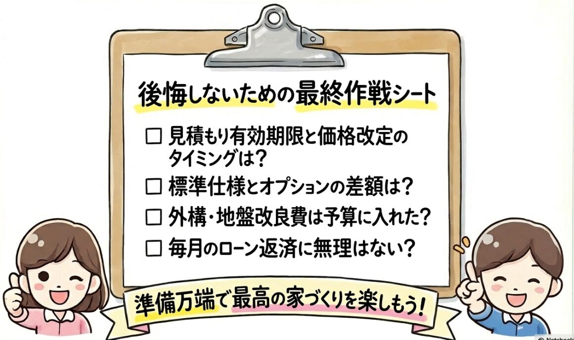 最後に確認したいチェックリスト