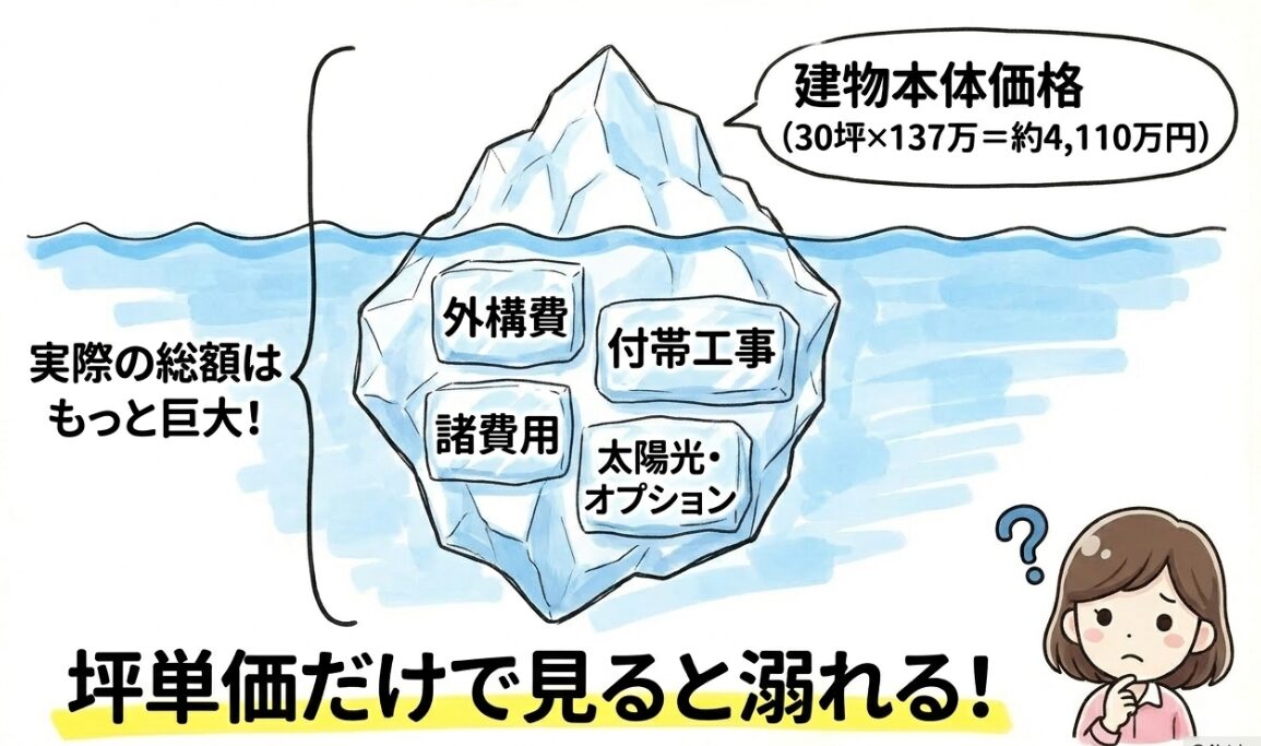平屋と30坪の総額目安